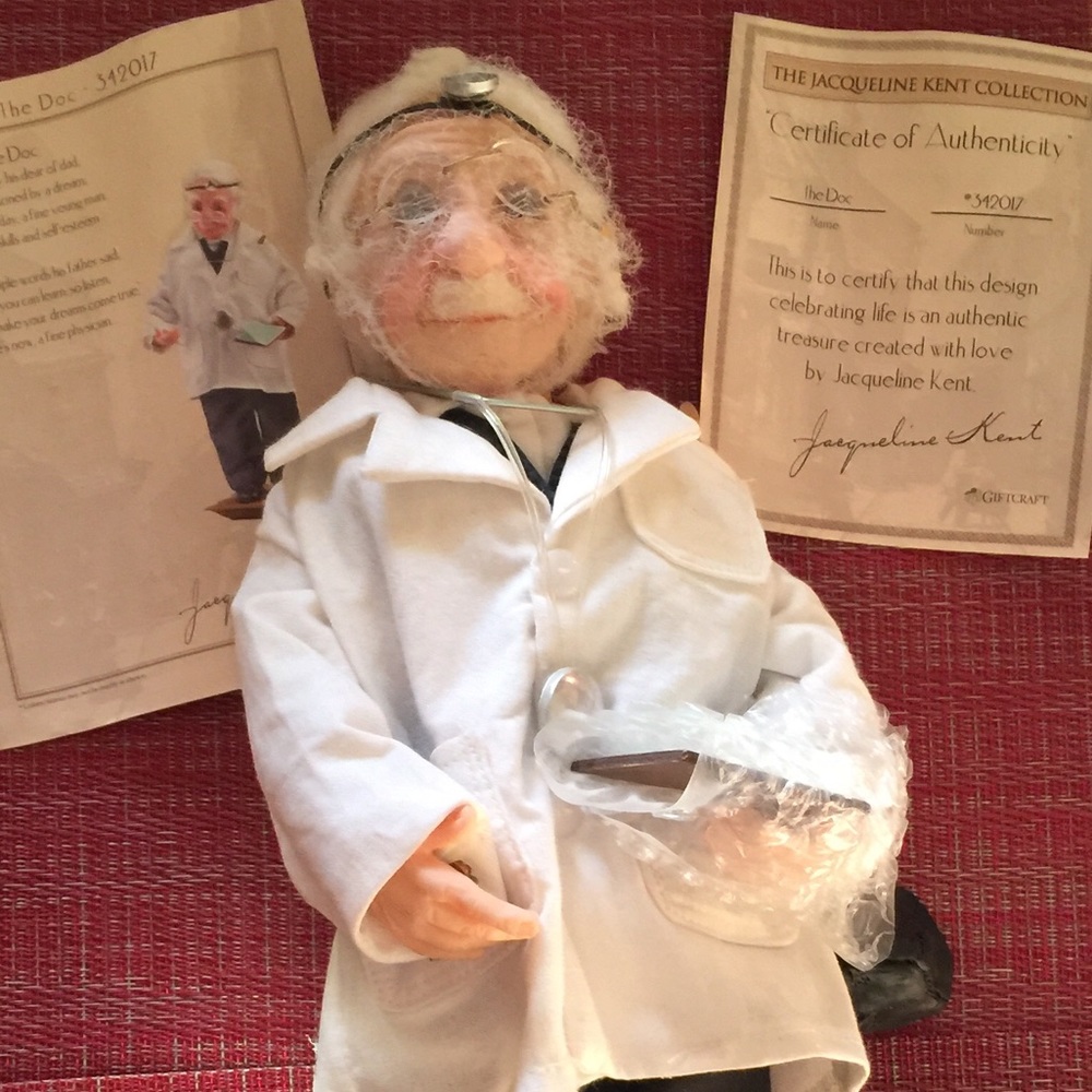 Jacquline Kent collectible doll, “The Doc”